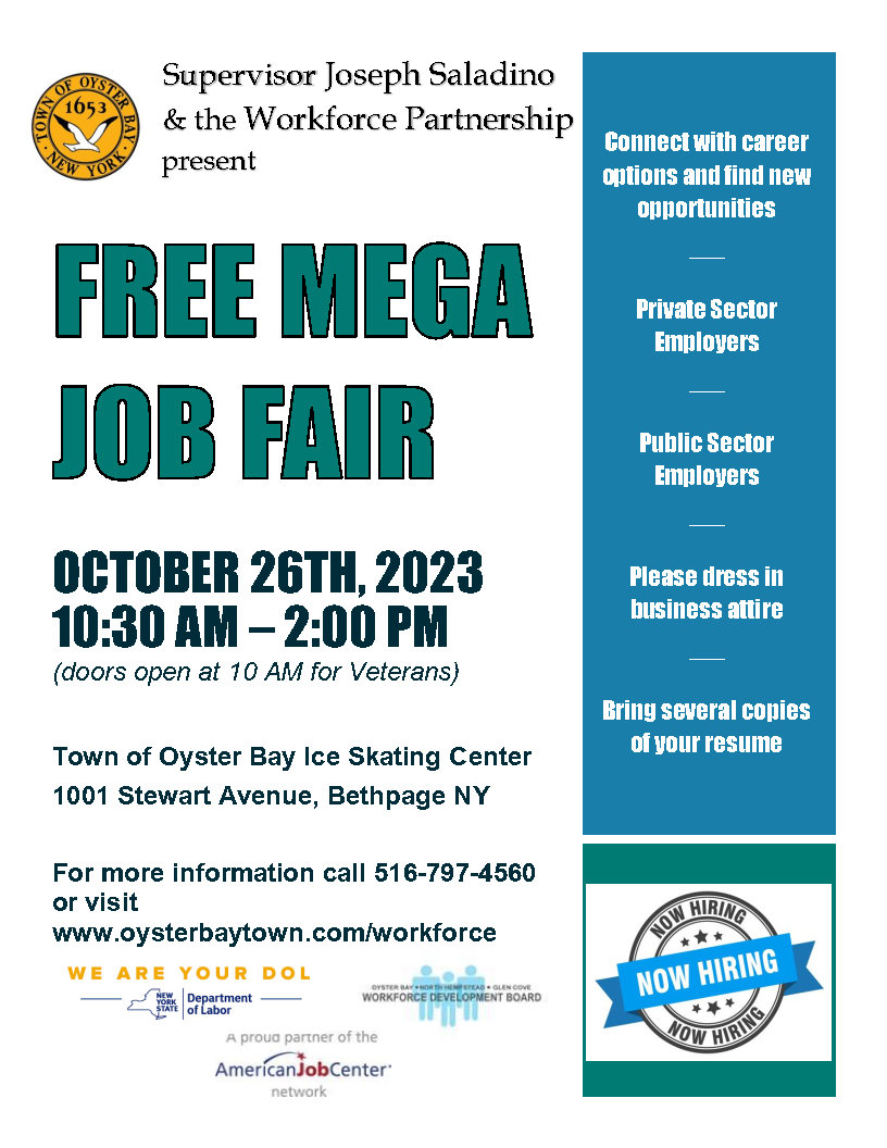 FREE MEGA JOB FAIR - Glen Cove Community Development Agency